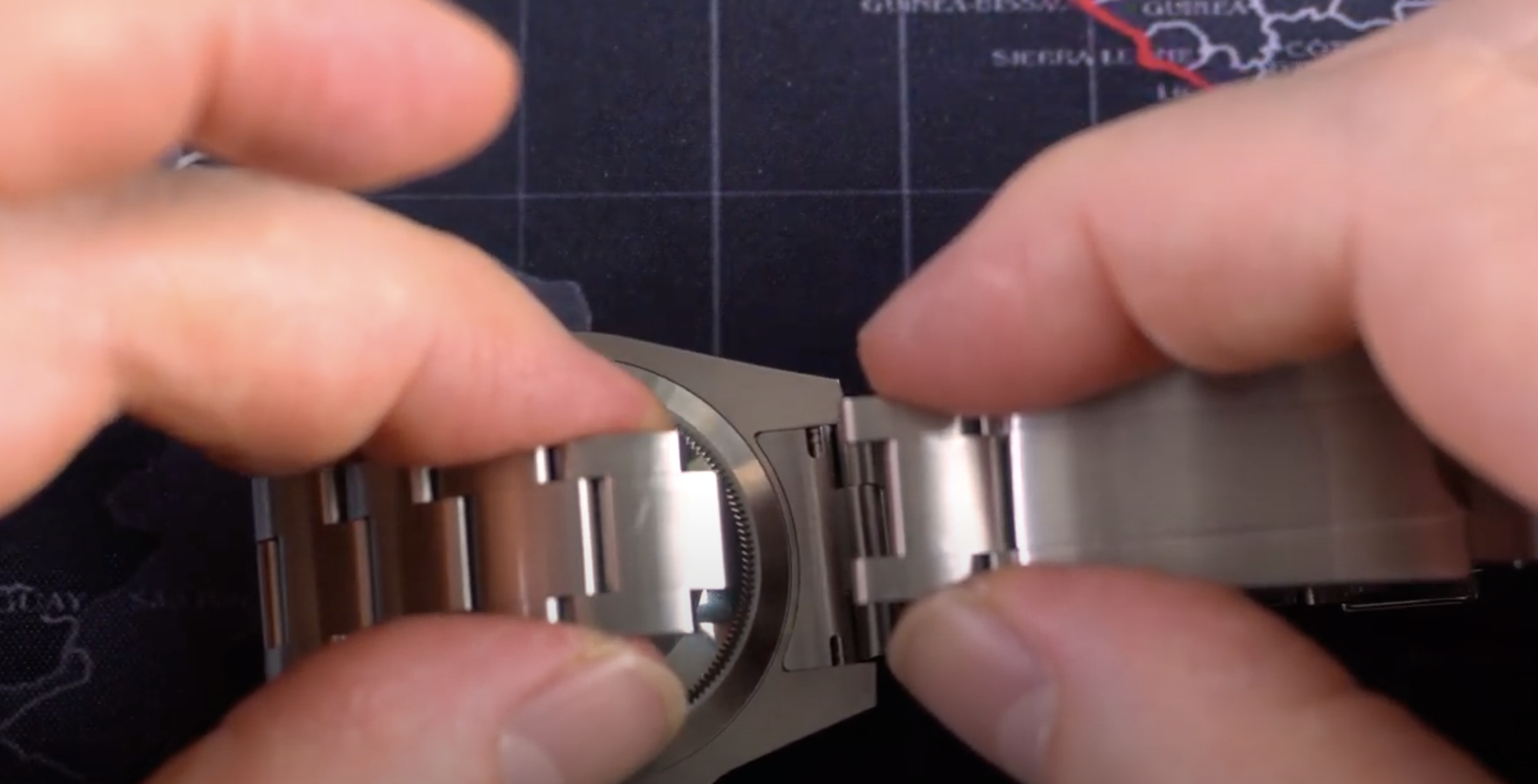 Watch bracelet with split pin sizing - YouTube